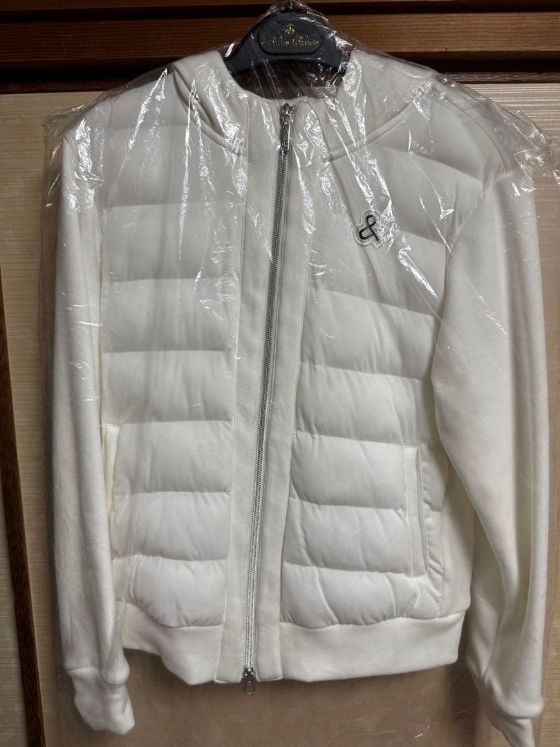 and per se ホワイト M フード付きジャケット