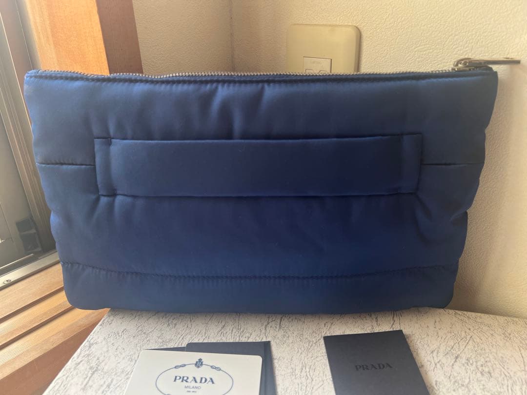 FOXCY PRADA プラダ ナイロン クラッチバック