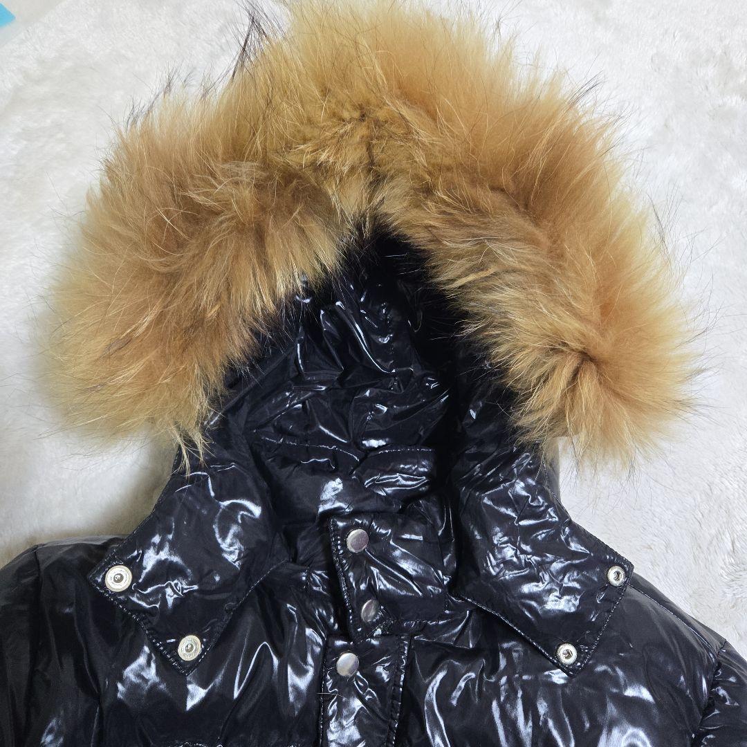 00s ハウス オブ ブルース リアルファー y2k ダウンジャケット 光沢