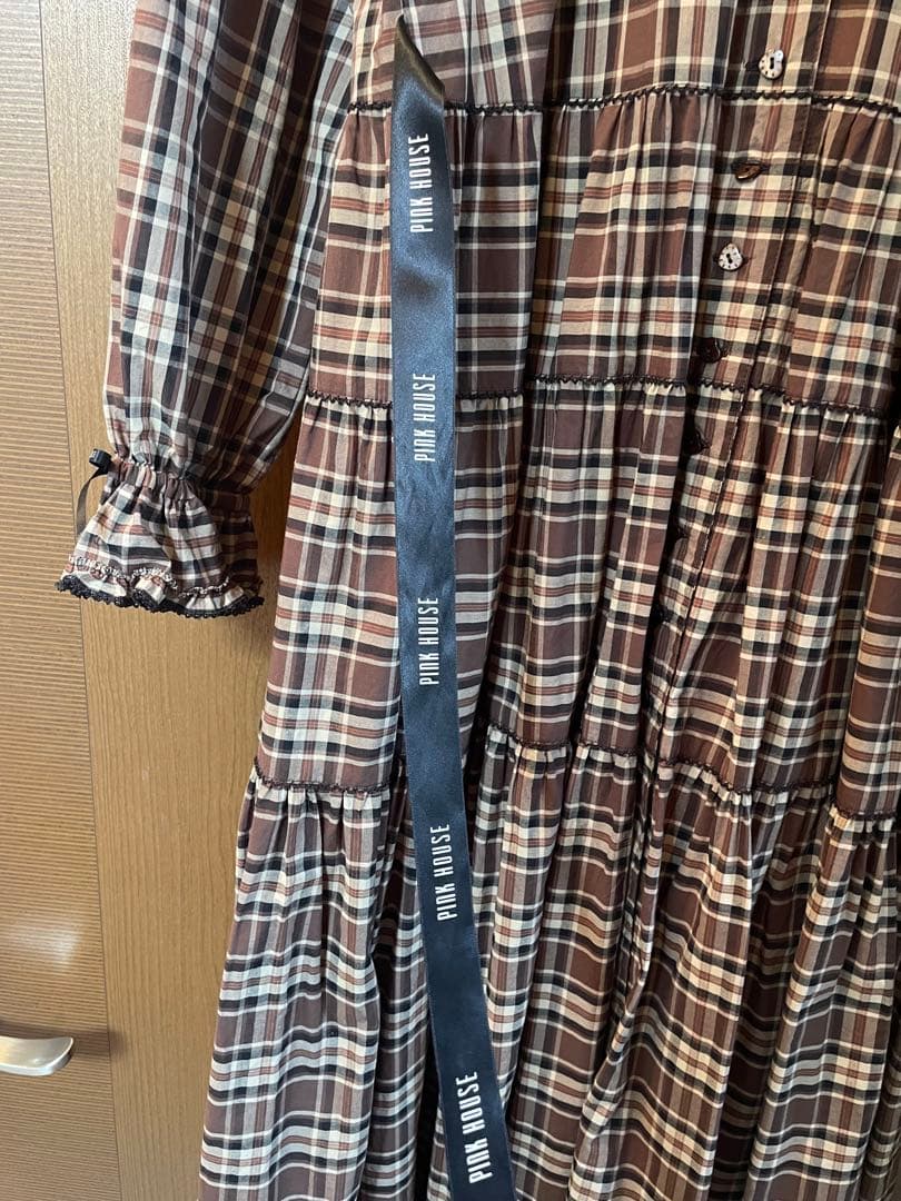 チェックワンピース(PINK HOUSE×misako aoki)