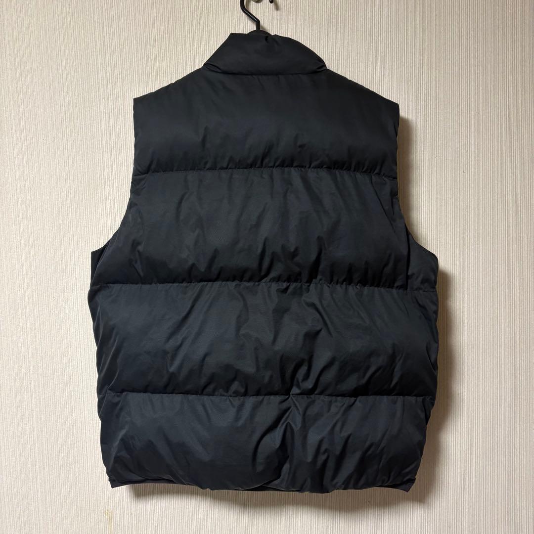 美品✨ NIKE ナイキ ダウンベスト 刺繍ロゴ　肉厚　ブラック