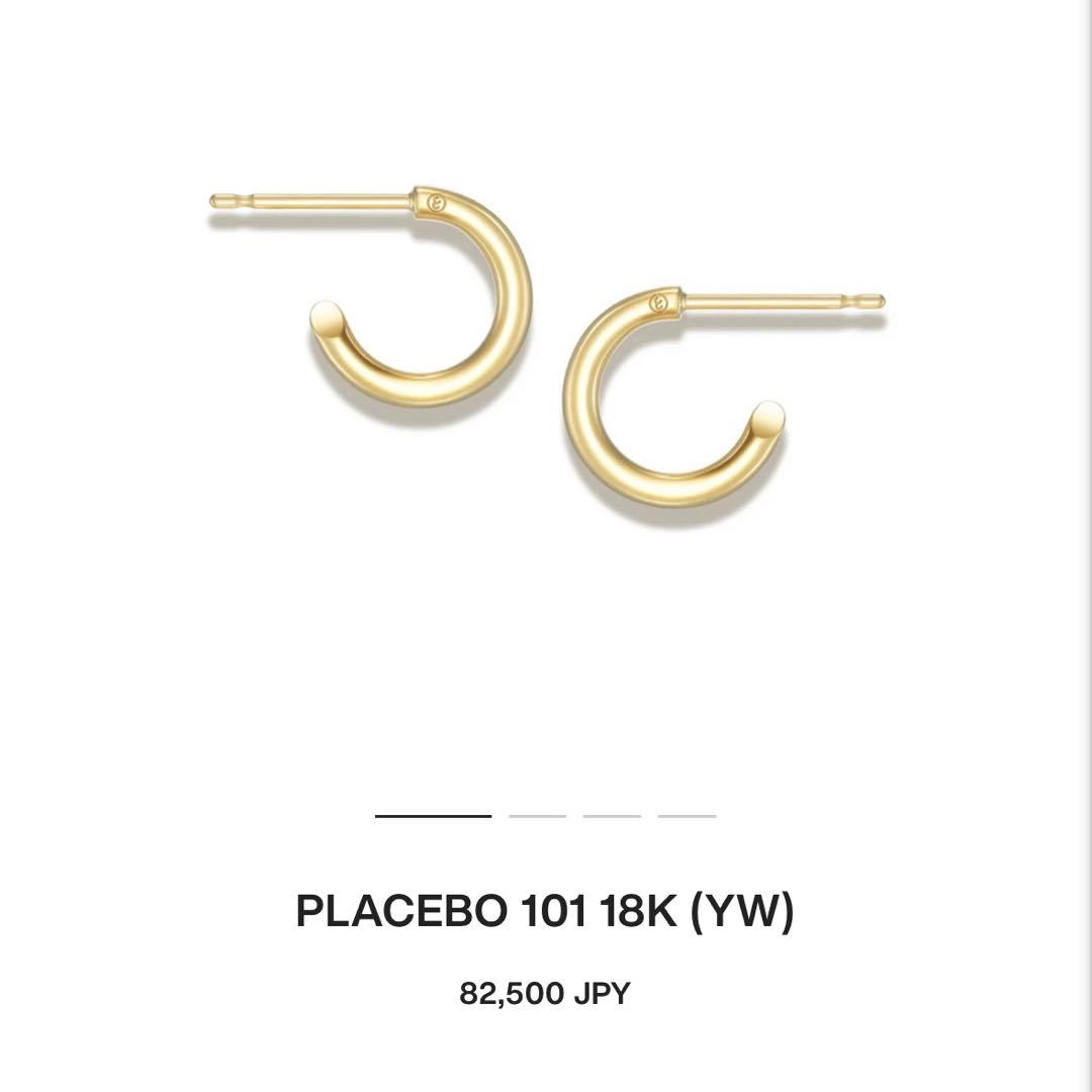 PLACEBO 101 18K (YW) ピアス