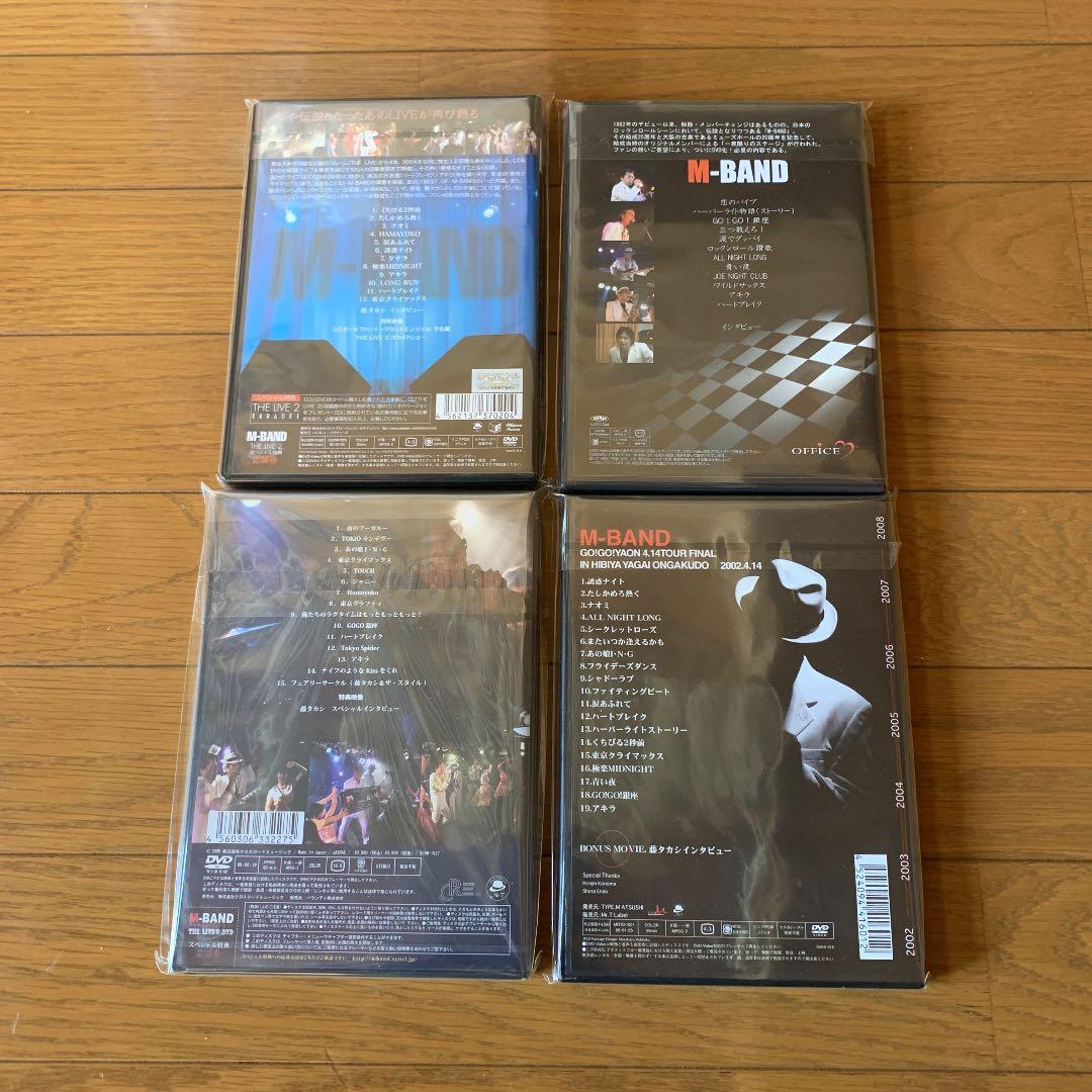M-BAND DVD 4枚組 藤タカシ ロックンロール クリームソーダ