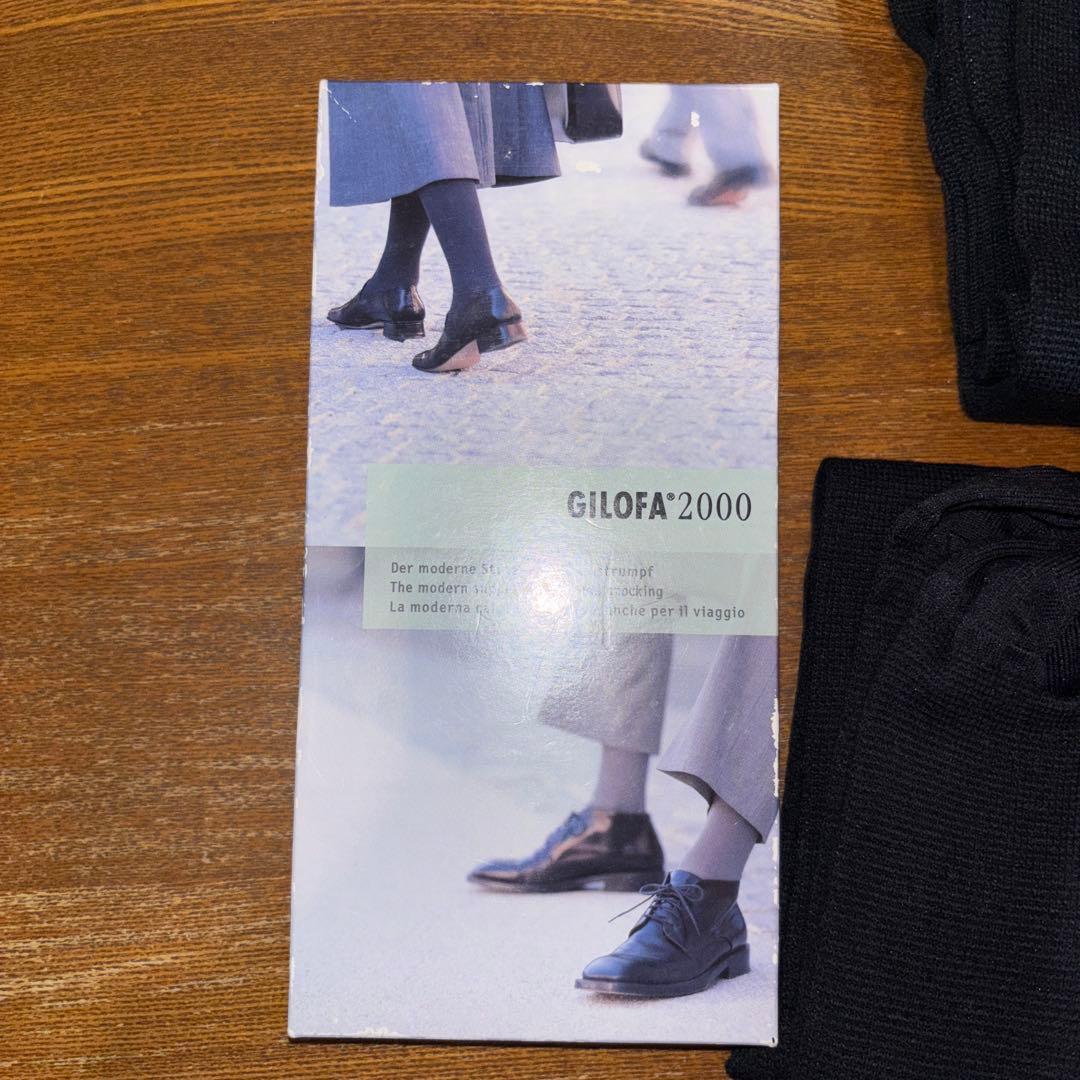 【新品、未使用】GILOFA 2000 着圧ソックス 黒 M 2足セット×5
