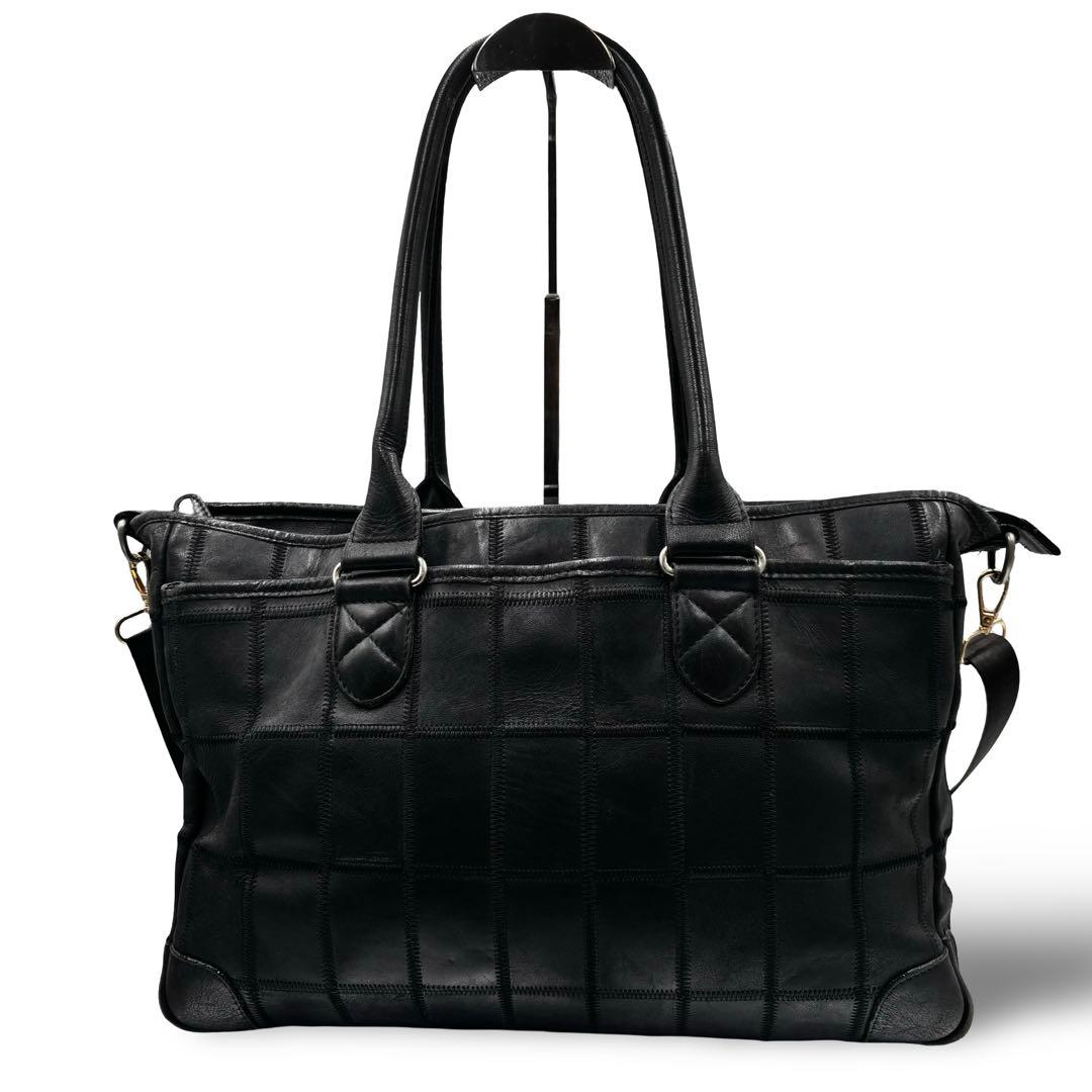 【ヴィンテージ】トライオン　2way ビジネスバッグ　ショルダー　トート　黒