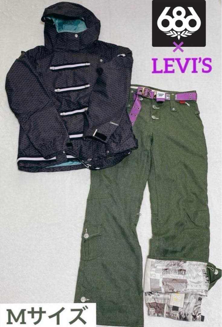 【希少品】686 LEVI’S ⑅︎ コラボ ウェア デニム生地 ネームタグ付き