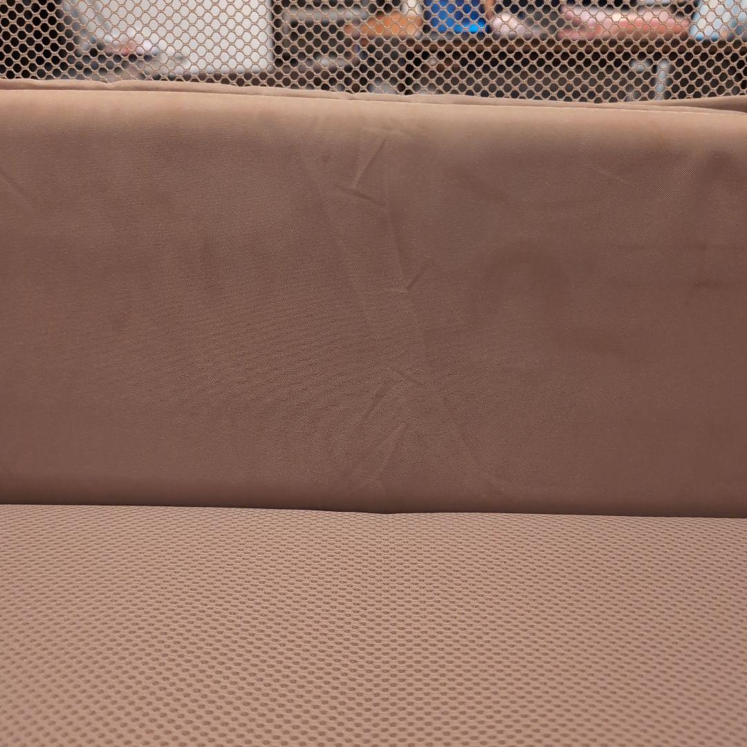 【土日発送】アップリカ　折り畳みミニベビーベッド　ココネルエアー　ココアブラウン