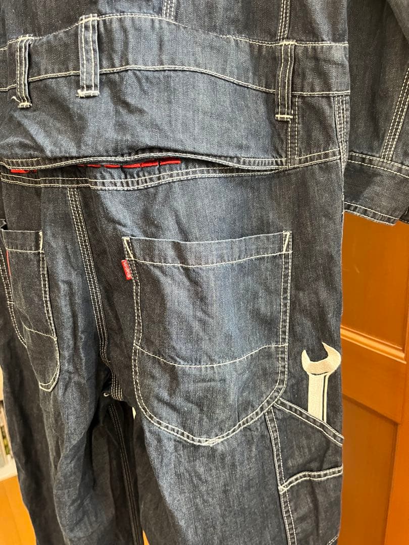 Snap-on スナップオン　デニムオーバーオール　つなぎ　アメカジ　ワーク