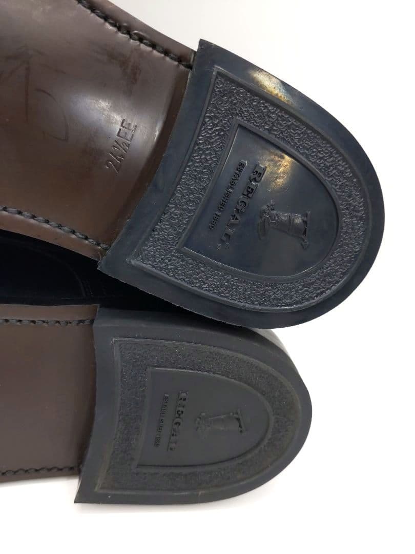 【極美品】REGAL V087 シングルモンク プレーントゥ 黒　24.5cm