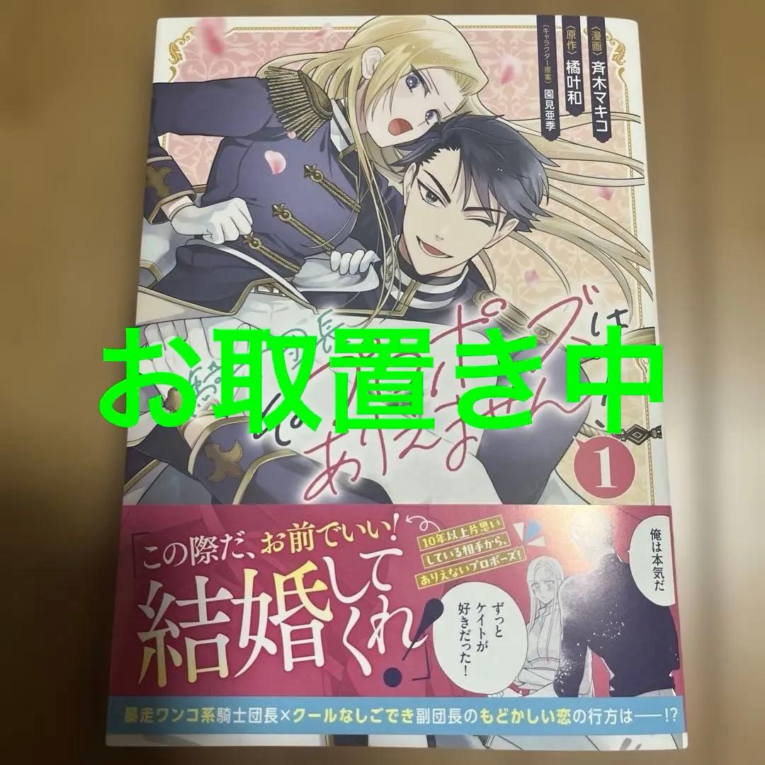 騎士団長、そのプロポーズはありえません! 1