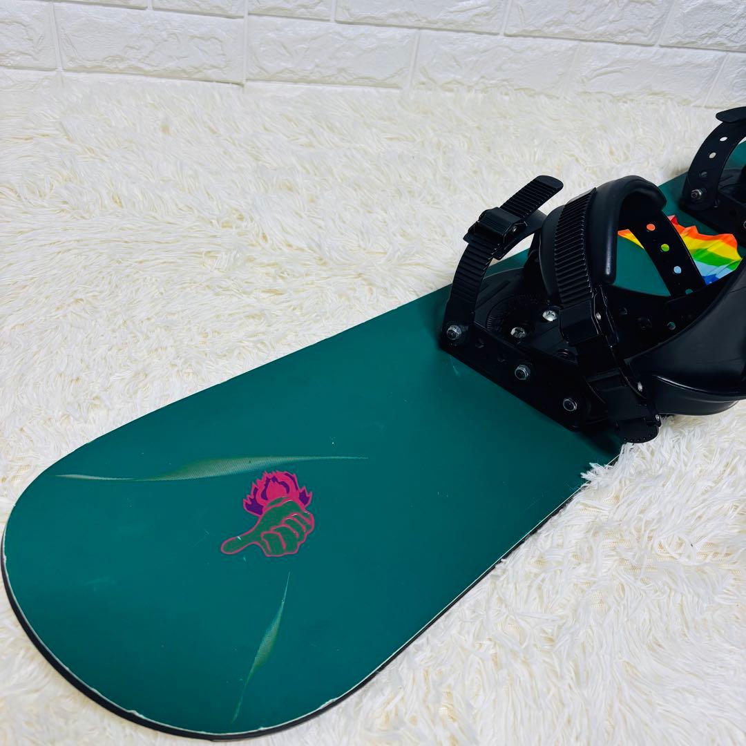 【キッズスノーボード2点セット】　DEMON BOADER 118cm