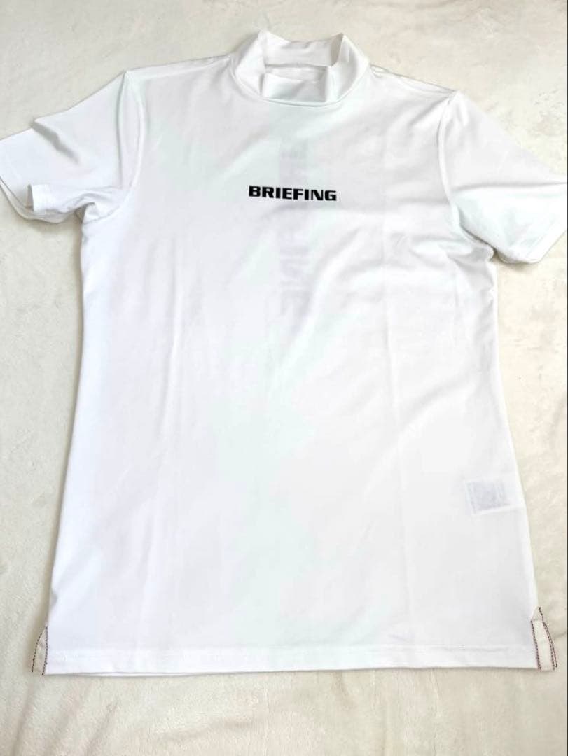 BRIEFING ブリーフィング ホワイトシャツ ロゴ入り メンズS 【未使用】