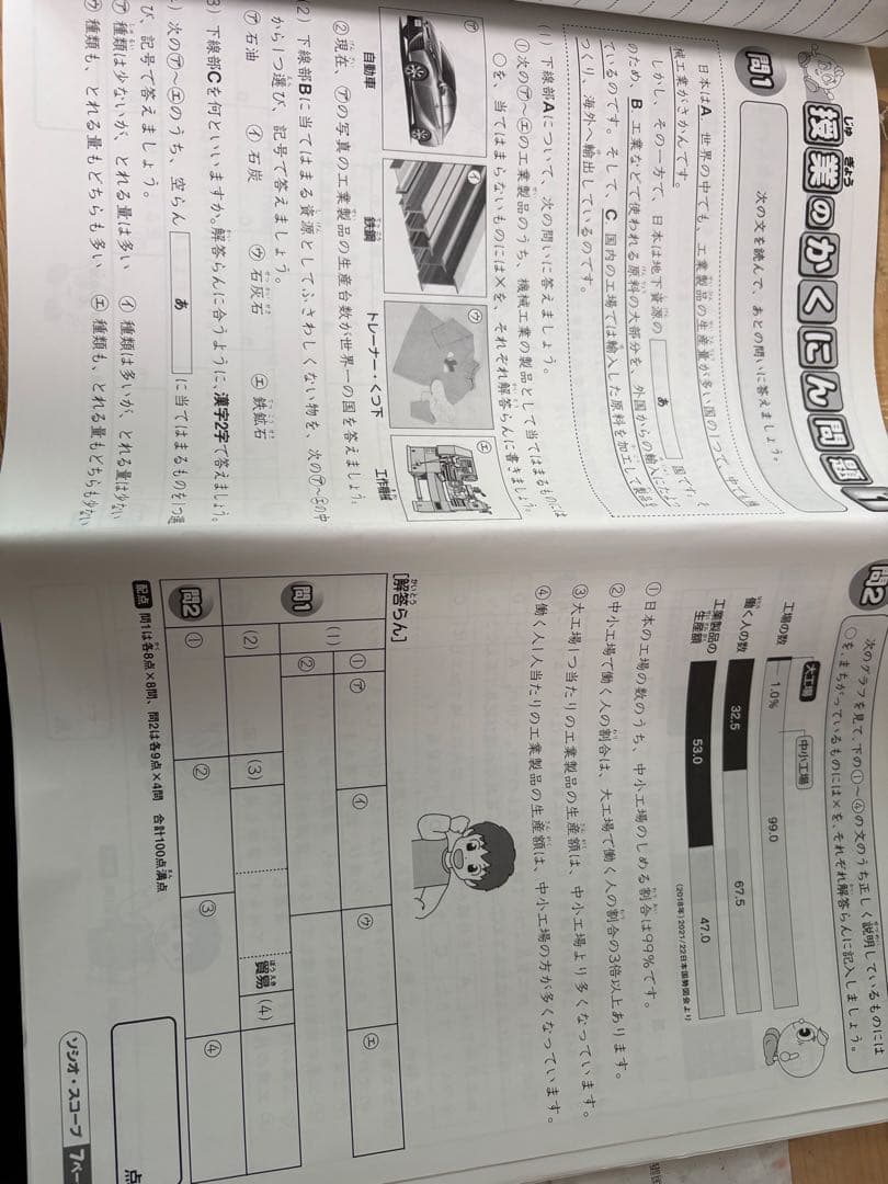 SAPIX 4年　理社算国
