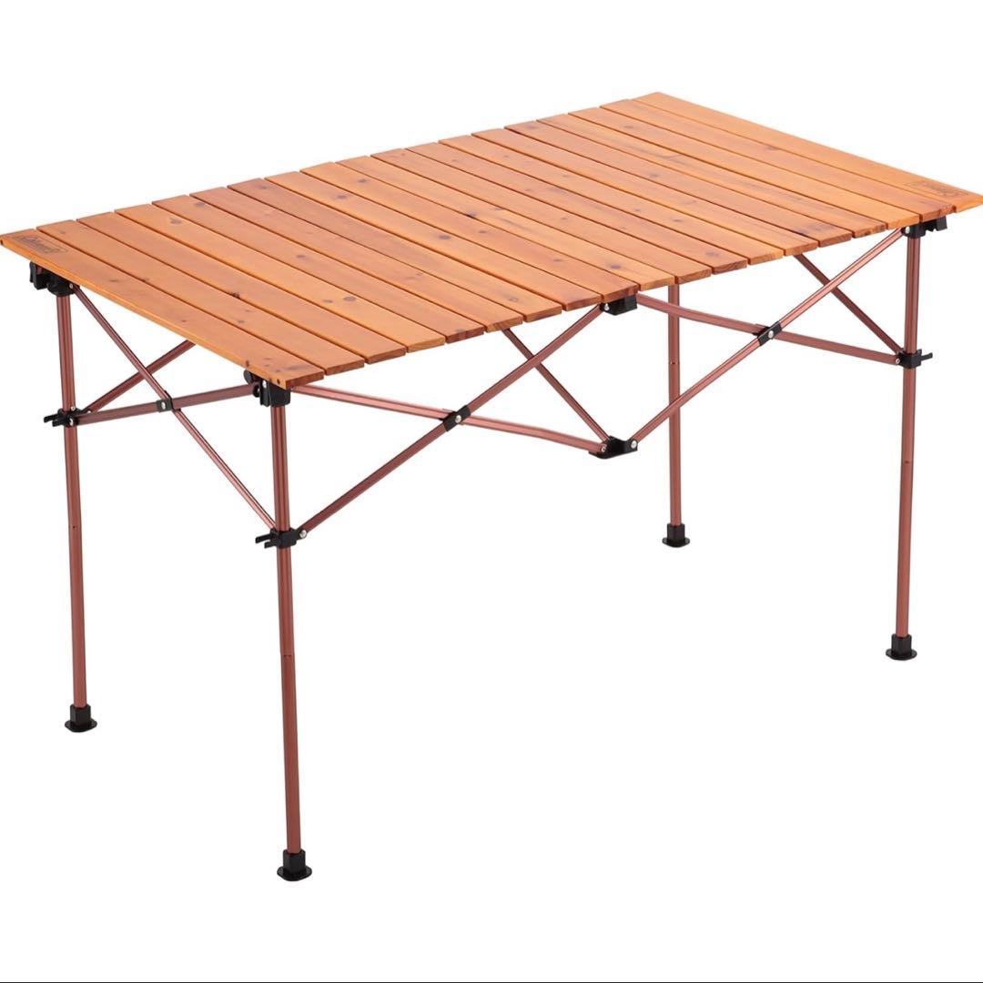 Coleman ナチュラルウッドロールテーブル クラシック(110)