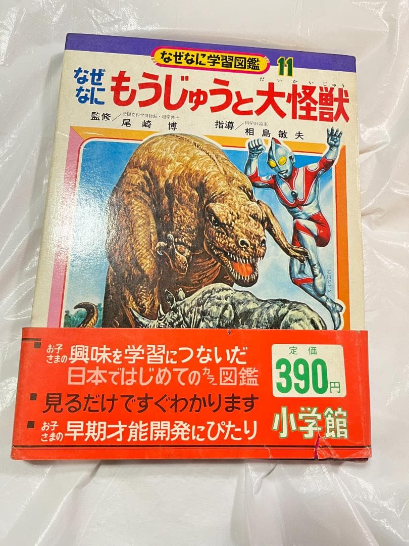 帯付き 小学館 なぜなに学習図鑑 11 もうじゅうと大怪獣