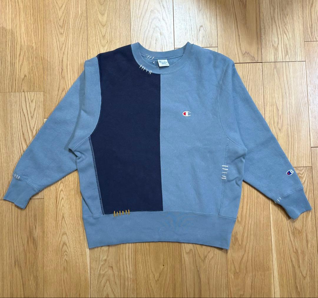 champion×JOURNAL STANDARD スウェット　ネイビーM