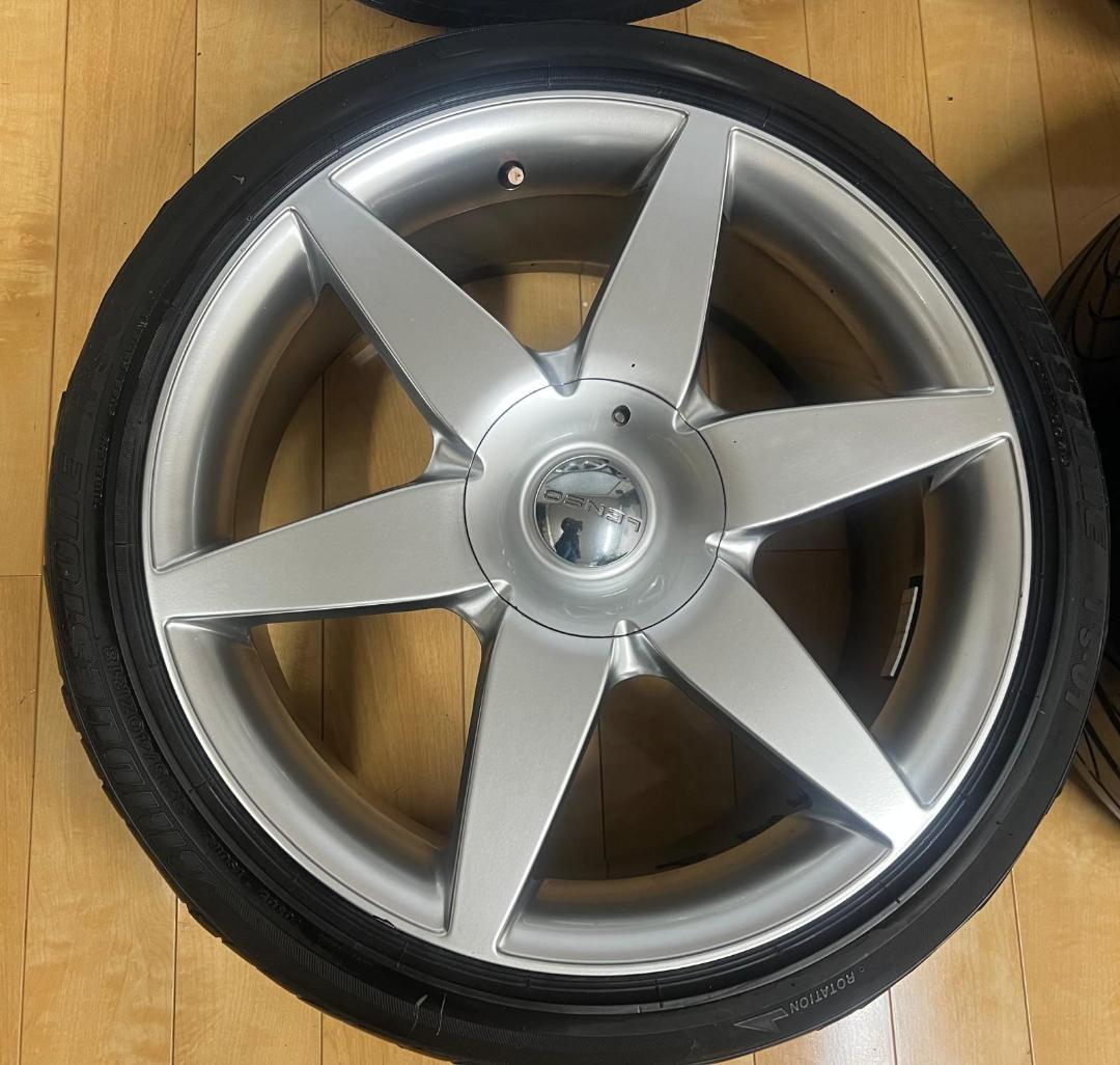 6*6様 LENSO 18x8J ET 45 PCD100/114.3 4穴 4