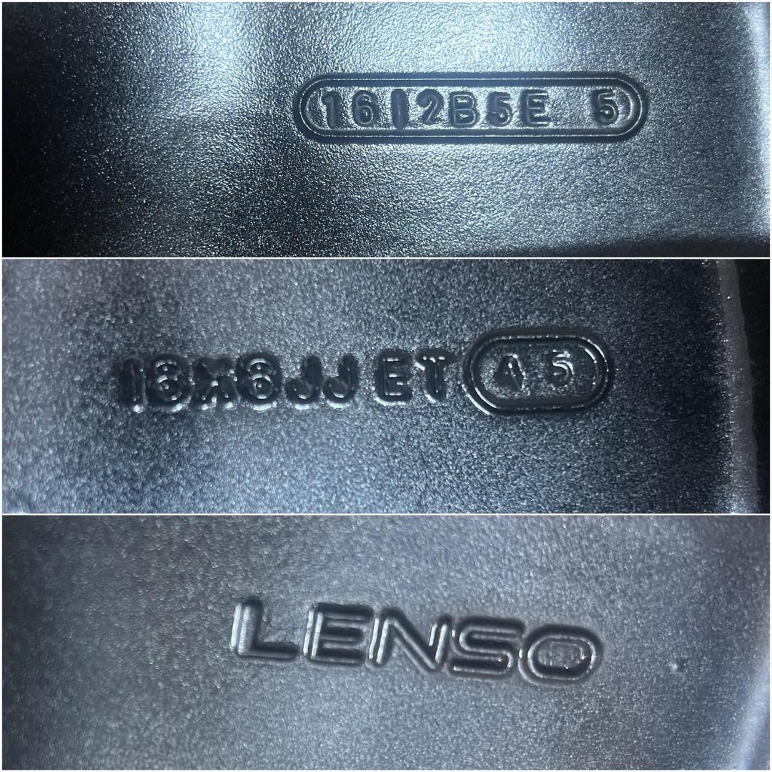 6*6様 LENSO 18x8J ET 45 PCD100/114.3 4穴 4