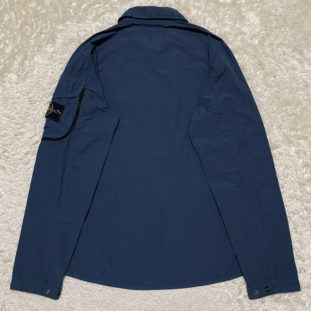 STONE  ナイロン オーバーシャツジャケット NAVY Mサイズ