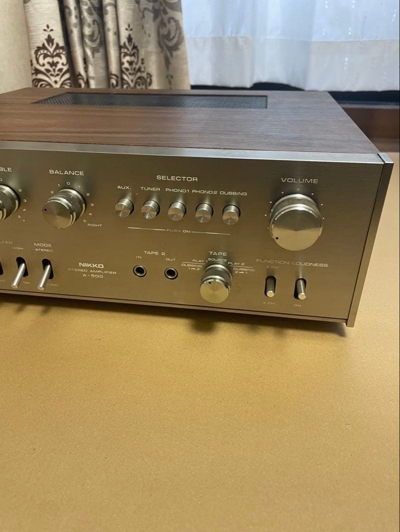 貴重入手困難　ＮＩＫＫＯ◆Ａ－５００　アンプ◆動作確認済み