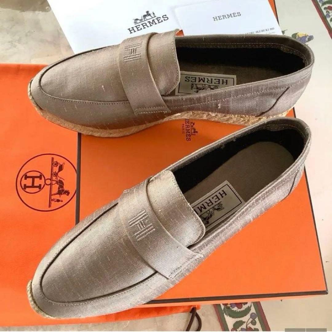 レア試着のみ新品! エルメス マルジェラ期 Hマーク刺繍 インソール 22.5㎝