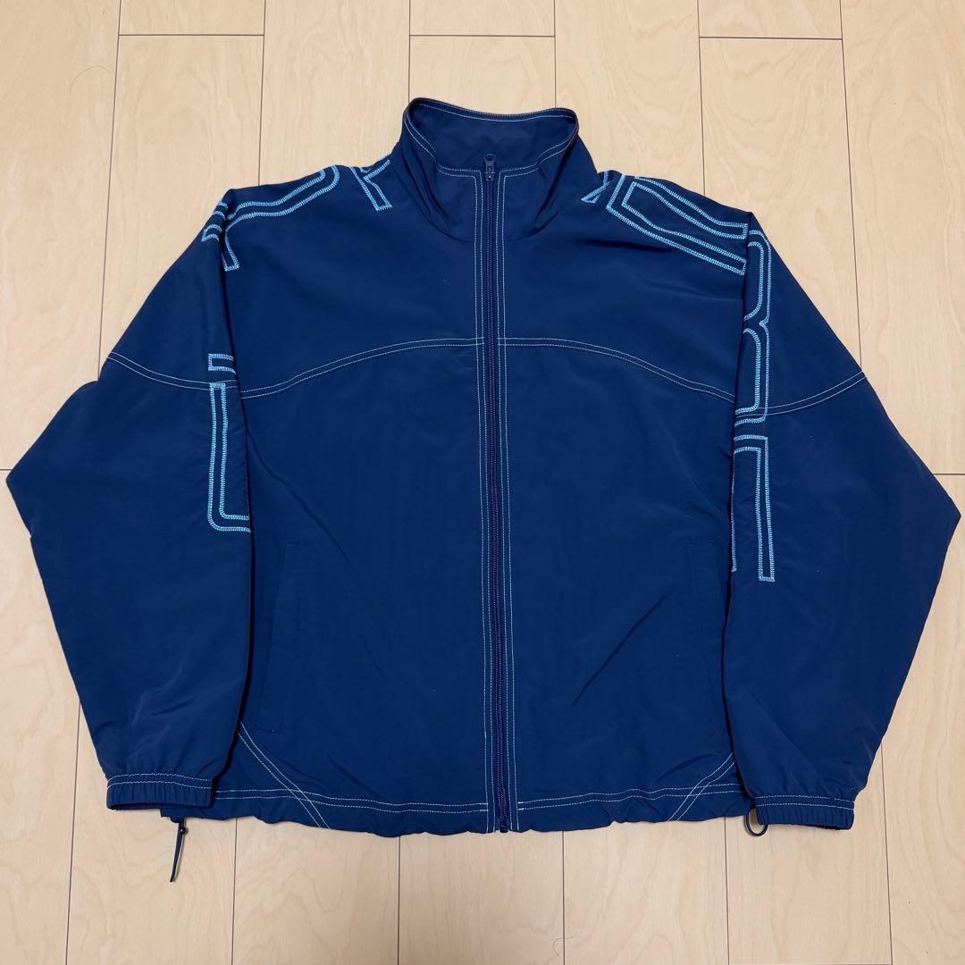 ジャケット・アウター Supreme Spellout Embroidered TrackJacket