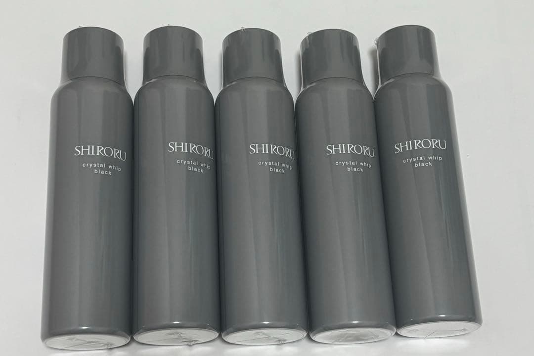 SHIRORU シロル　クリスタルホイップ　ブラック洗顔料