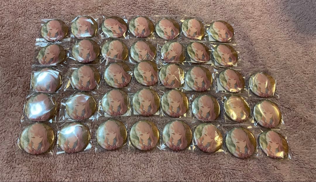 暁山瑞希　グリッター缶バッジ　43C 38点まとめ
