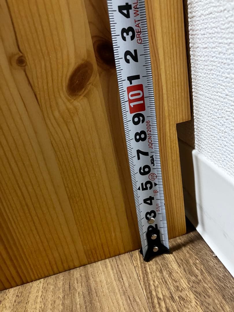 パイン無垢集成材 3段本棚 幅90cm高さ70奥行20cm