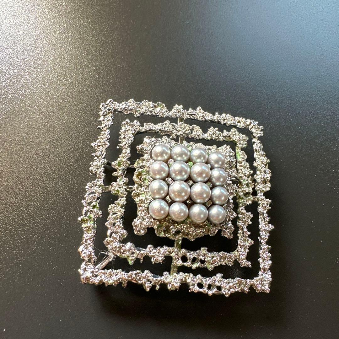 【vintage】TASAKI PEARL 田崎　パール　ブローチ　2way
