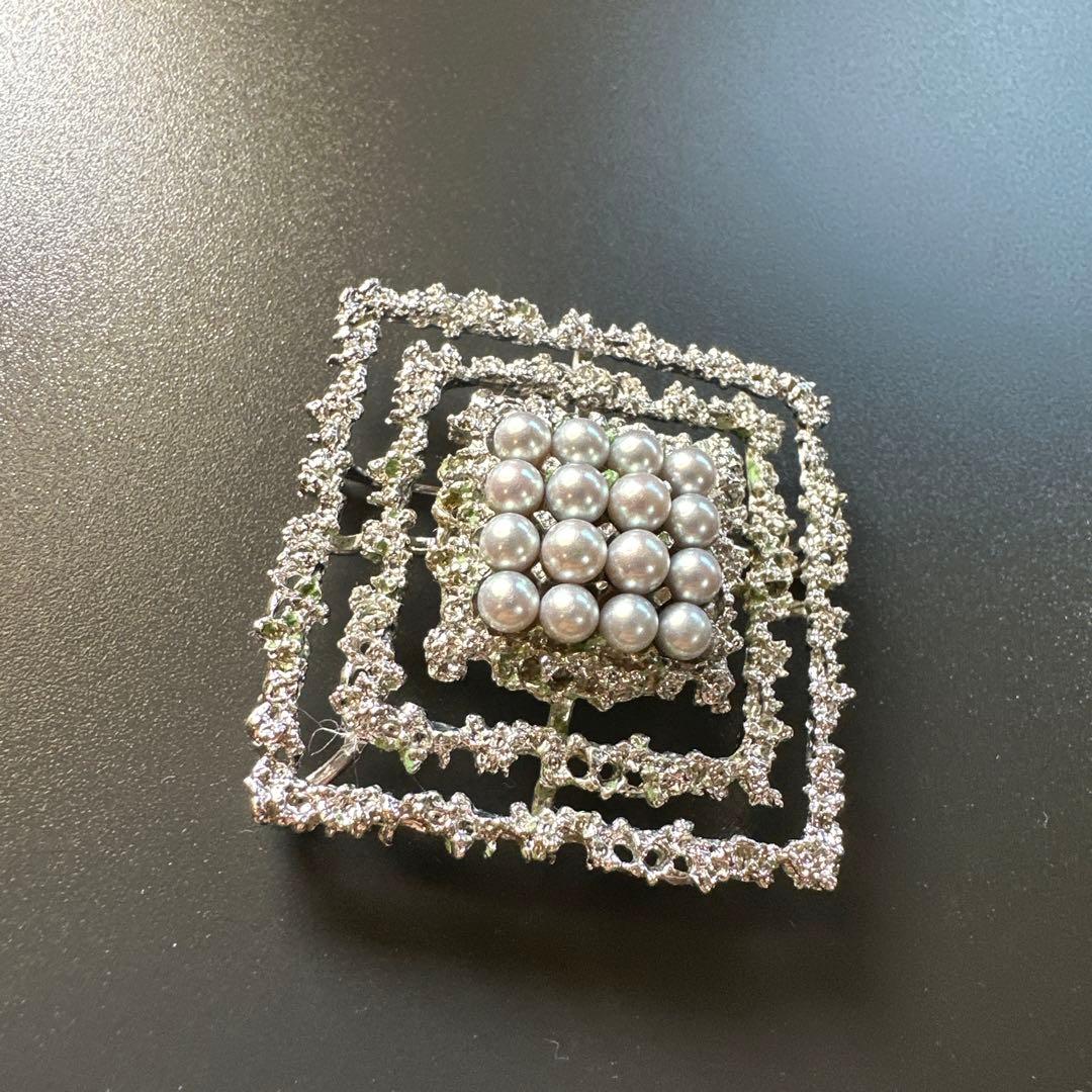 【vintage】TASAKI PEARL 田崎　パール　ブローチ　2way