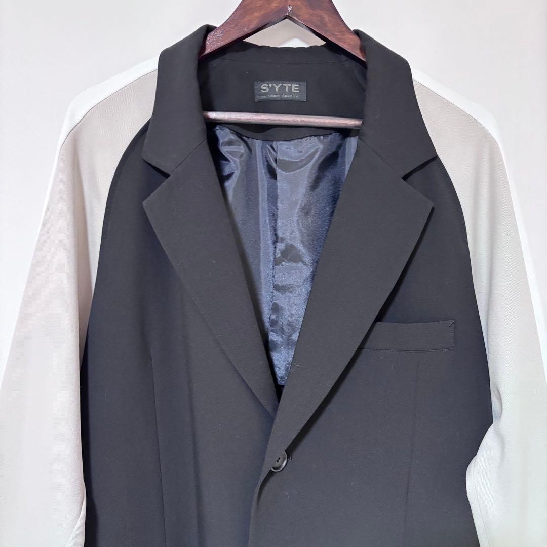 希少 S'YTE サイト ギャバジン ストレッチ ジャージ スリーブ ジャケット