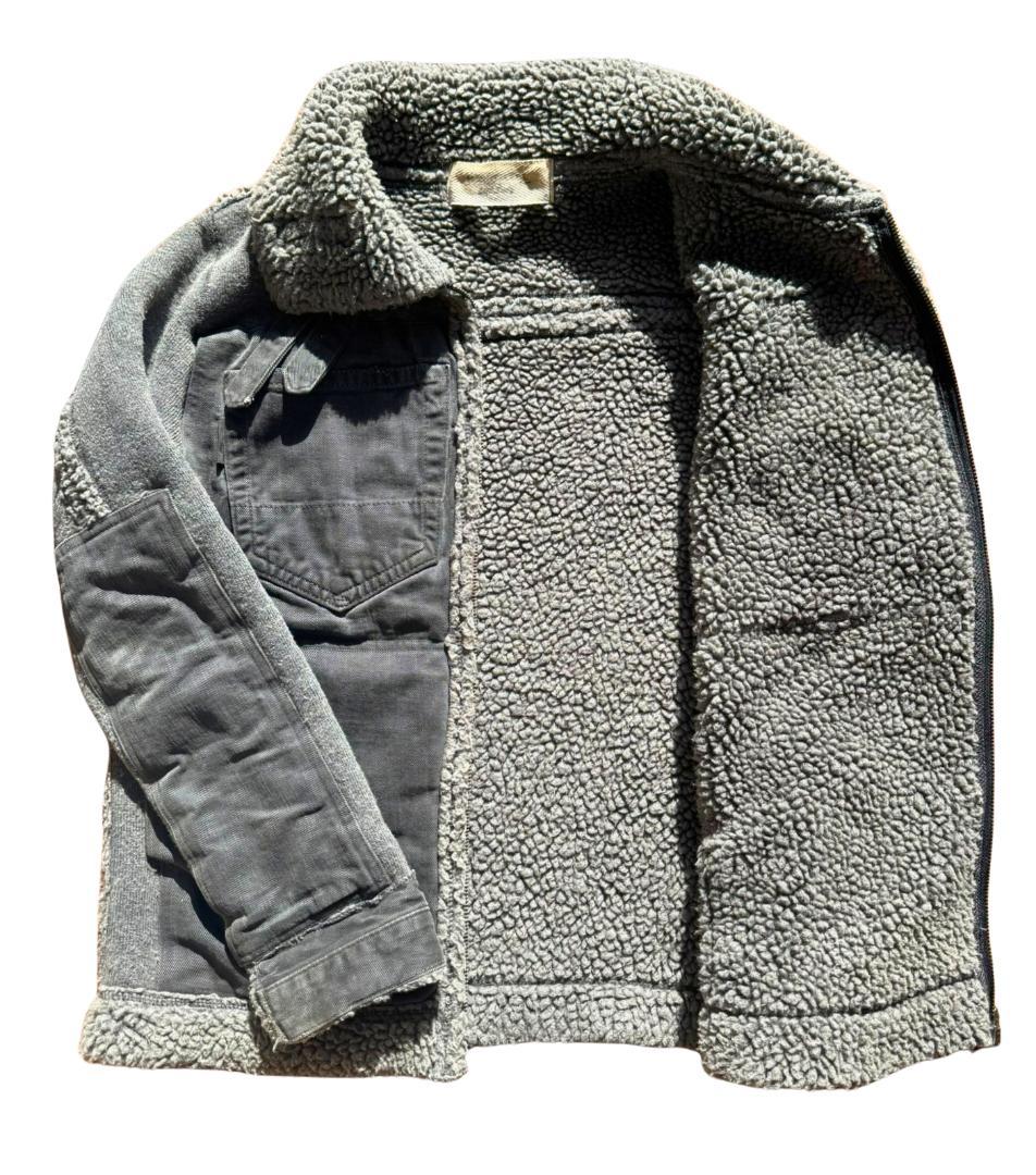 フランシストモークス ロイヤルフラッシュ別注 ボアライナー デニムジャケット