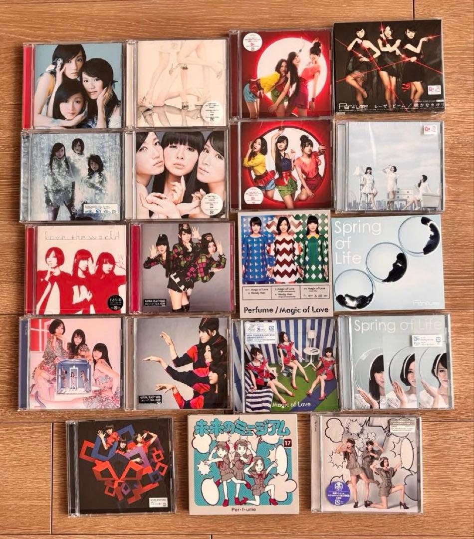 【未開封あり】PerfumeシングルCDアルバム38枚まとめ売り+おまけ付き