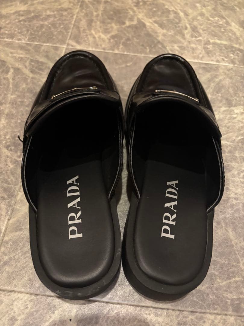 PRADA ローファーミュール　サイズ37