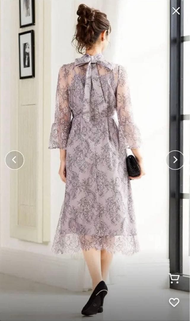 niana 【新品未使用】レース 結婚式ワンピースドレス 同窓会 二次会