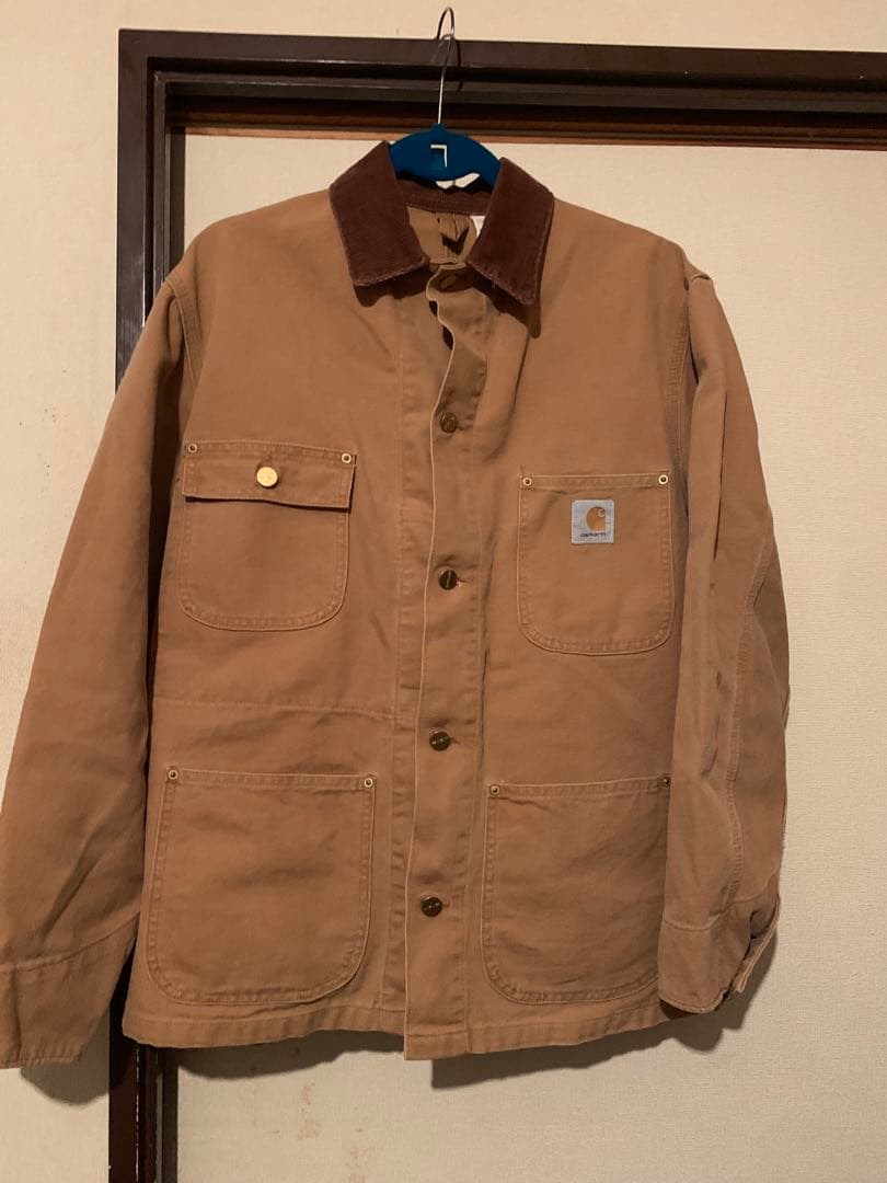カーハート　ミシガンチョアコート　星タグ　裏地なし
