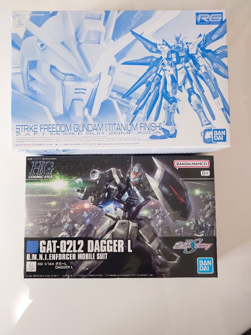 【新品未開封】RGストライクフリーダムガンダム＆HGダガーLセット