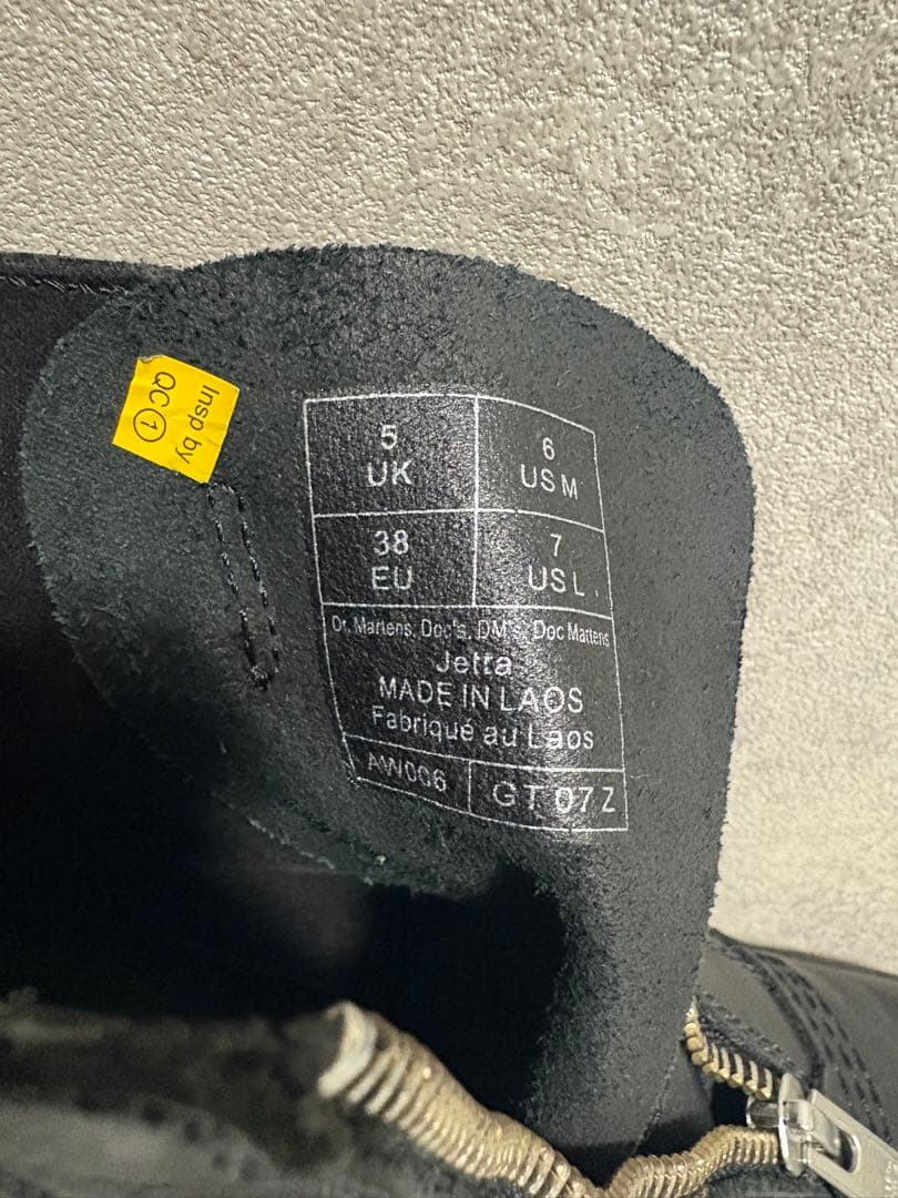 美品 ドクターマーチン Dr.Martens ジェッタ JETTA UK5