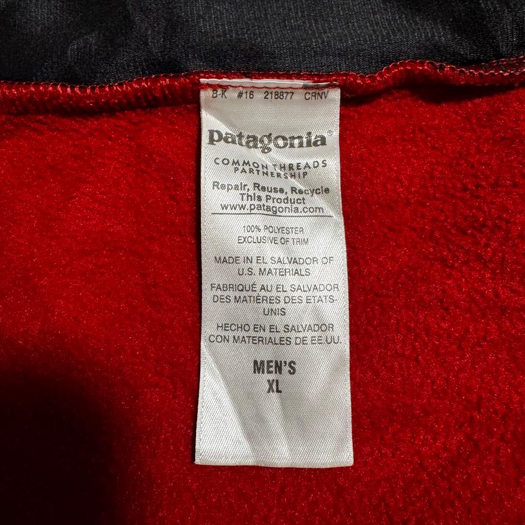 パタゴニア patagonia ベスト　フリース　シンチラ　赤　紺