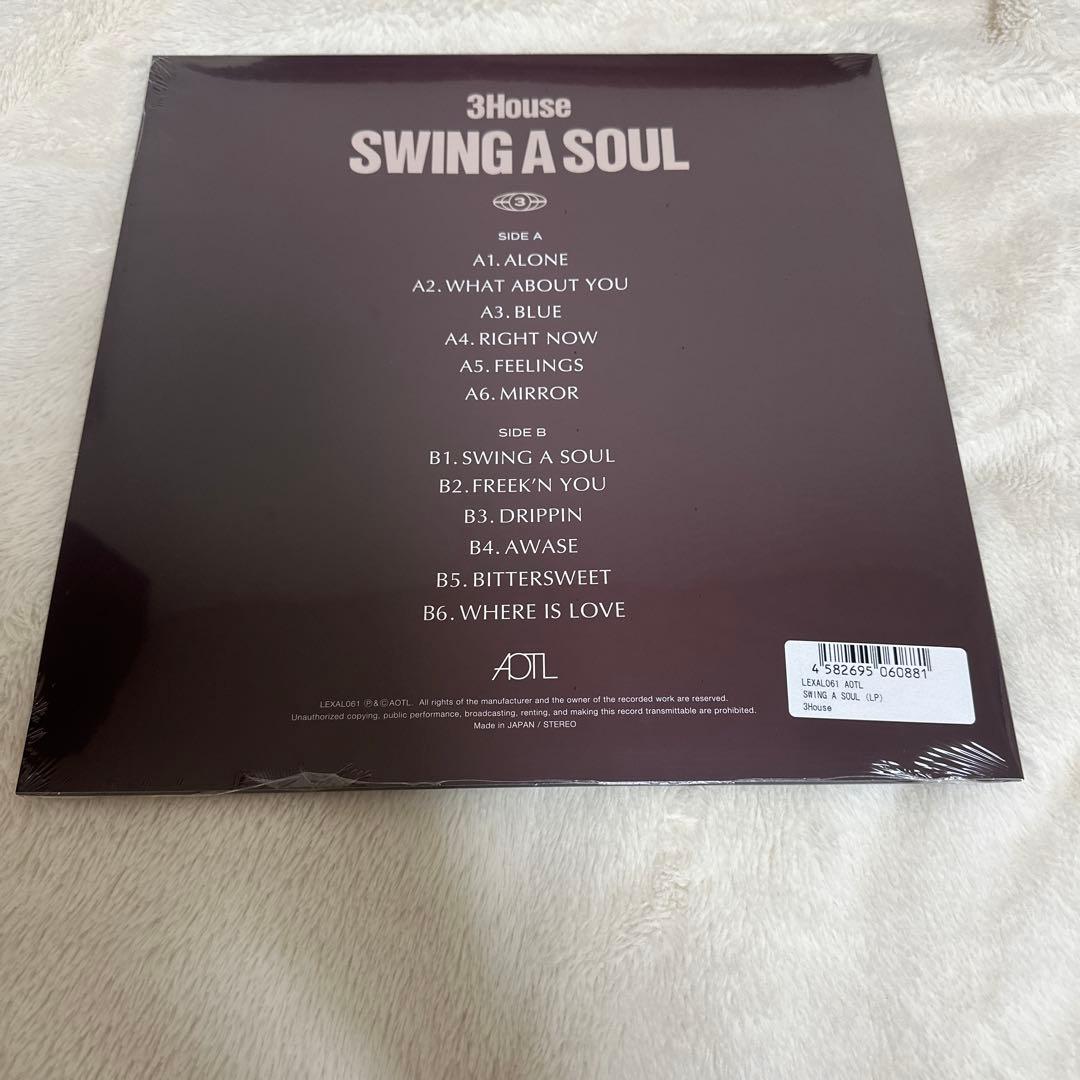 【1st press】 3House SWING A SOUL (LP)