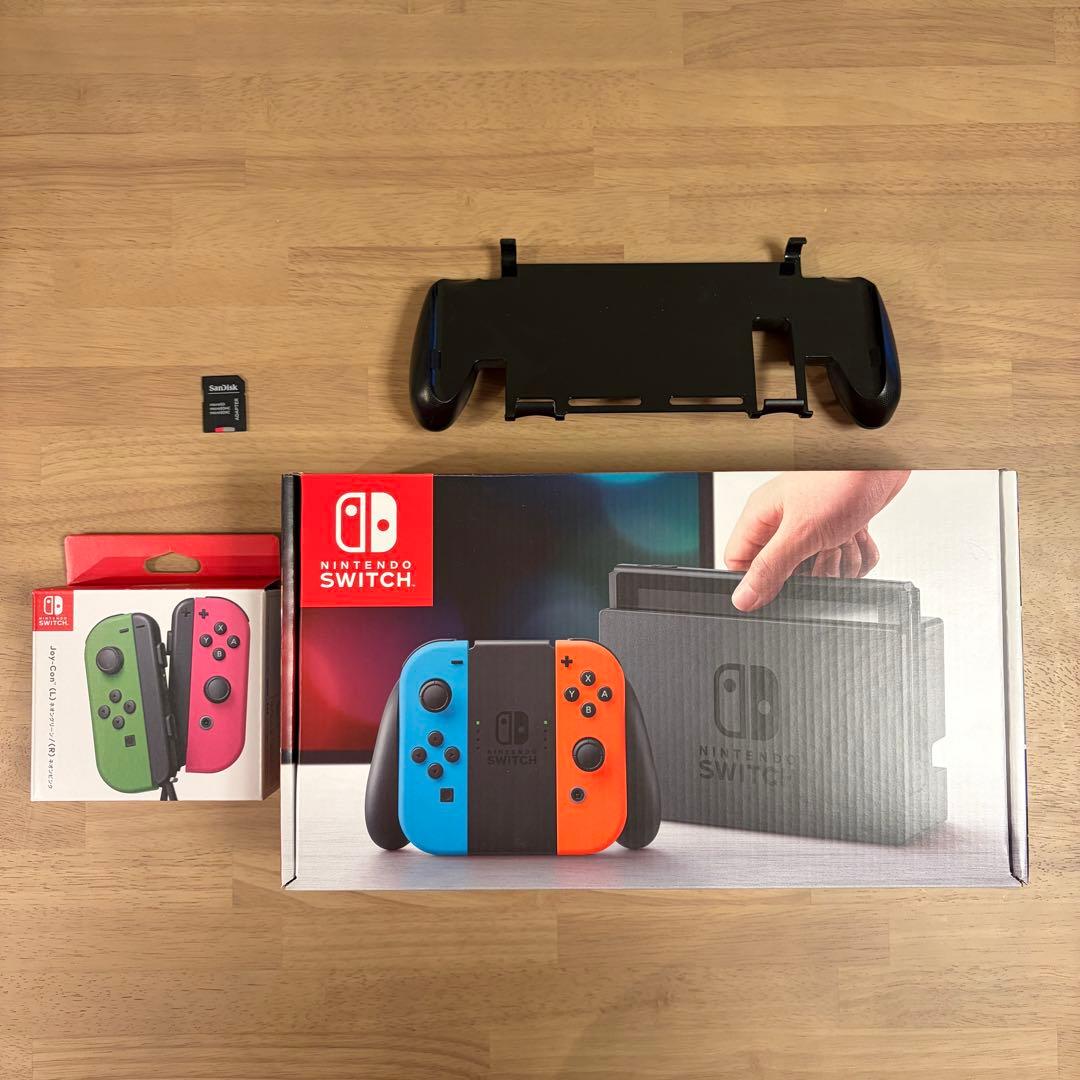 Nintendo Switch 本体 Joy-Con4個付 64GB SDカード