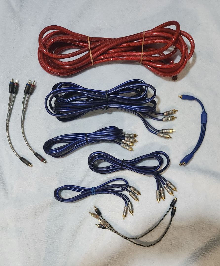 カーオーディオ取り付け用ケーブル10点セット