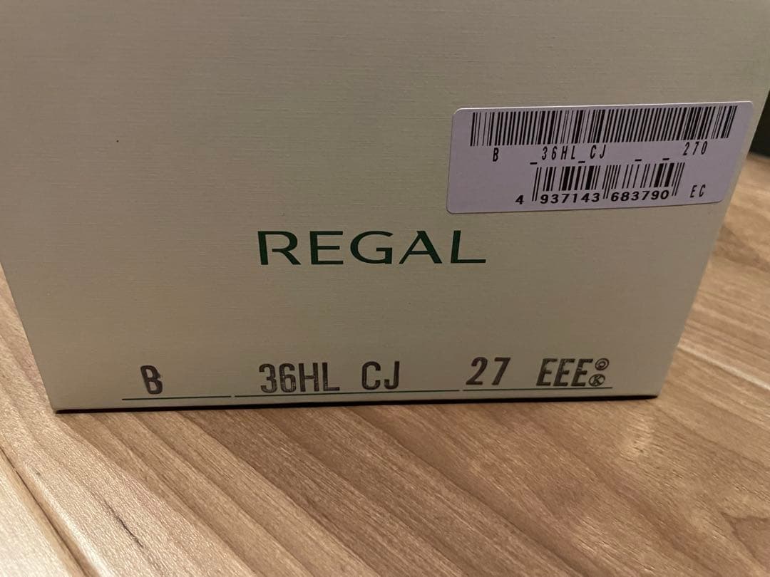 REGAL 新作ブラック ビジネスシューズ