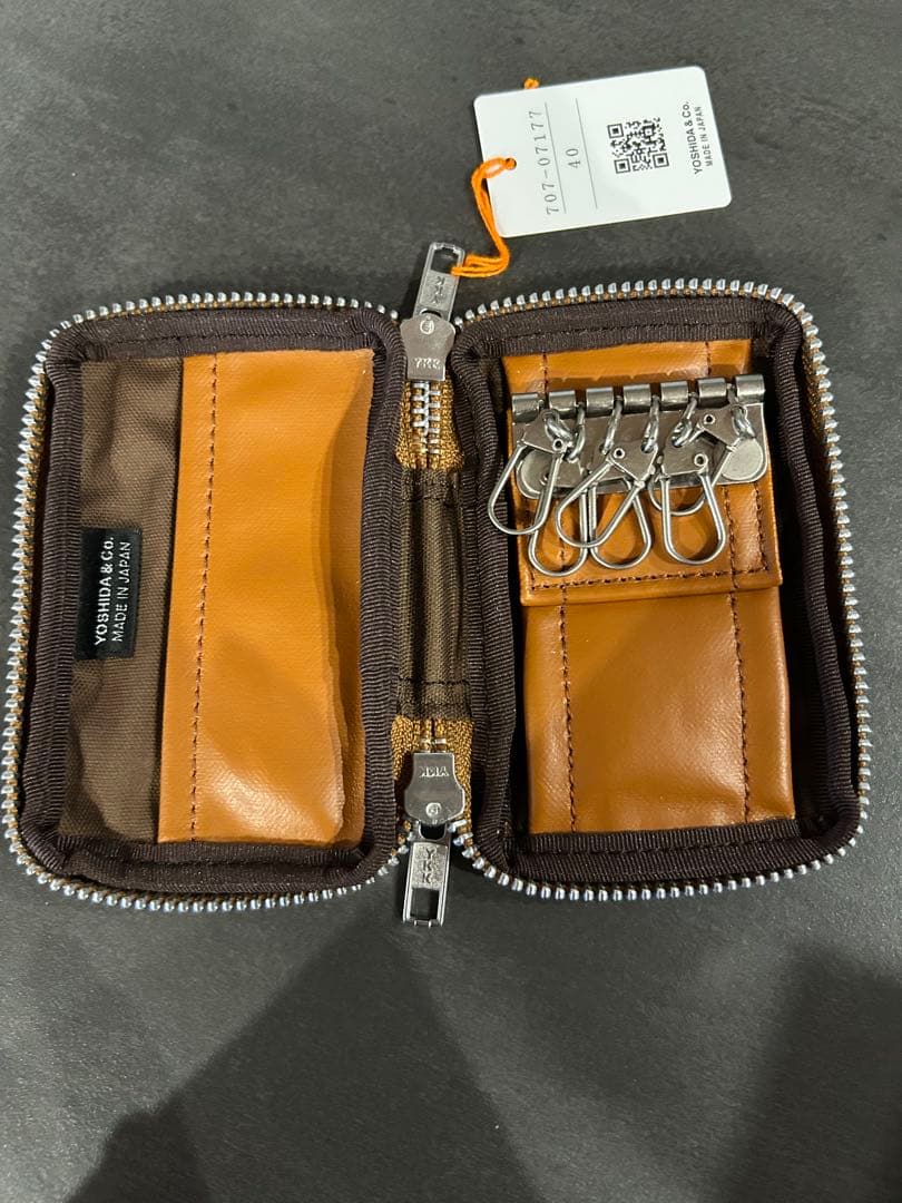 PORTER レザー キーケース ブラウン