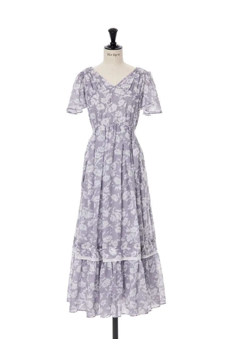 ワンピース herlipto Camellia VoileBelted Dress