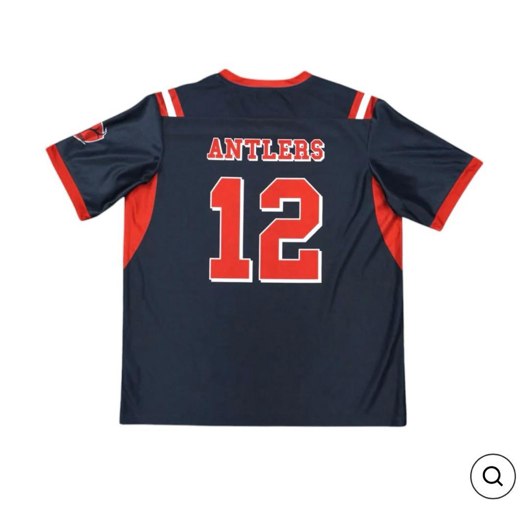 新品未着用　鹿島アントラーズ　アメフト風シャツ　Mサイズ