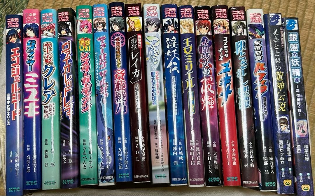 宇宙刑事ルフィア含む二次元ドリーム小説まとめ売り