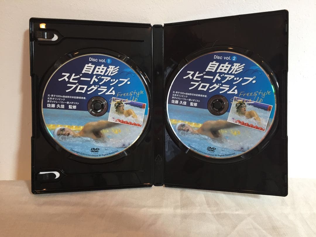 自由形 スピードアッププログラム 佐藤久佳監修 2枚組DVD