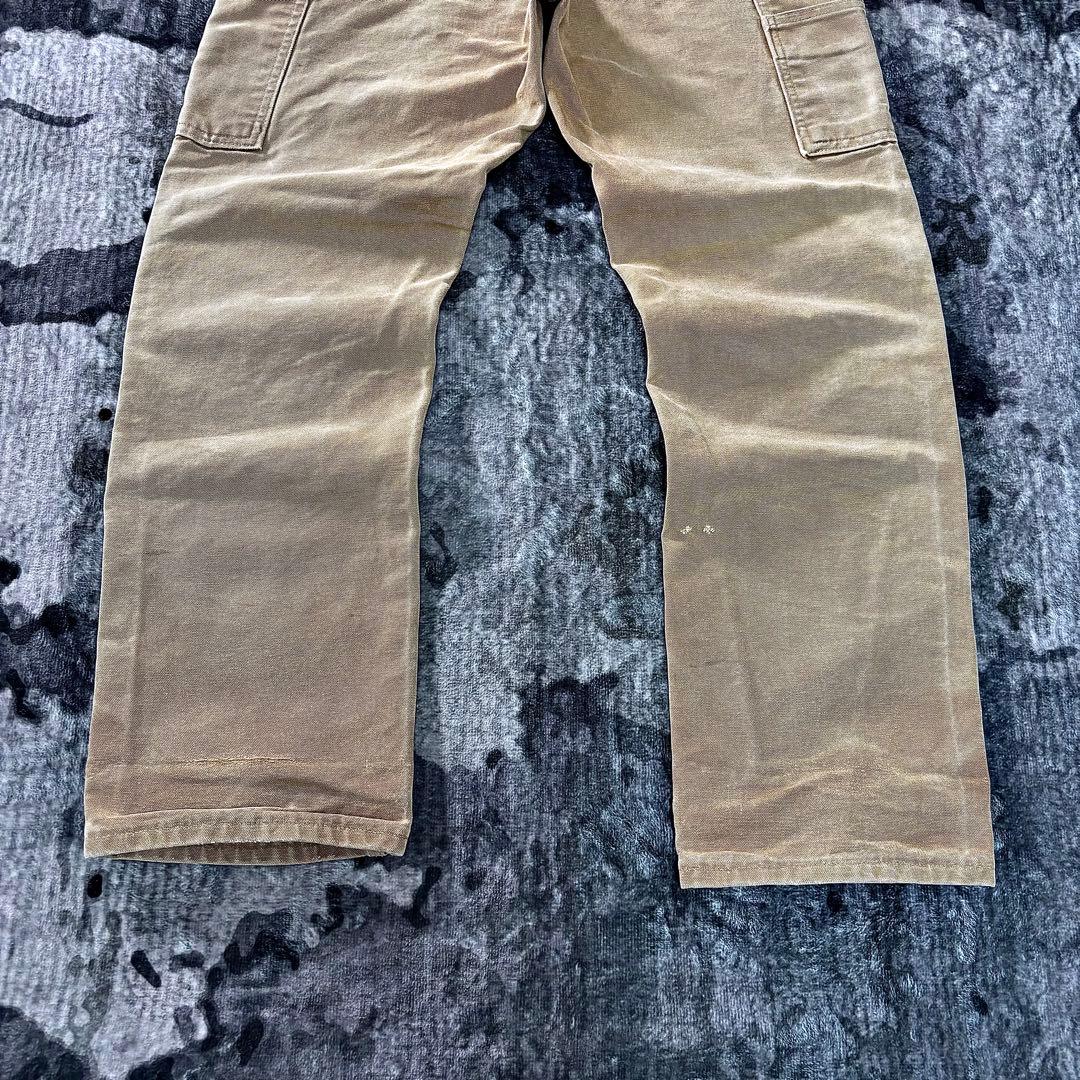 コメ欄セール！USA製 雰囲気系 Carhartt ダブルニー 実寸W35